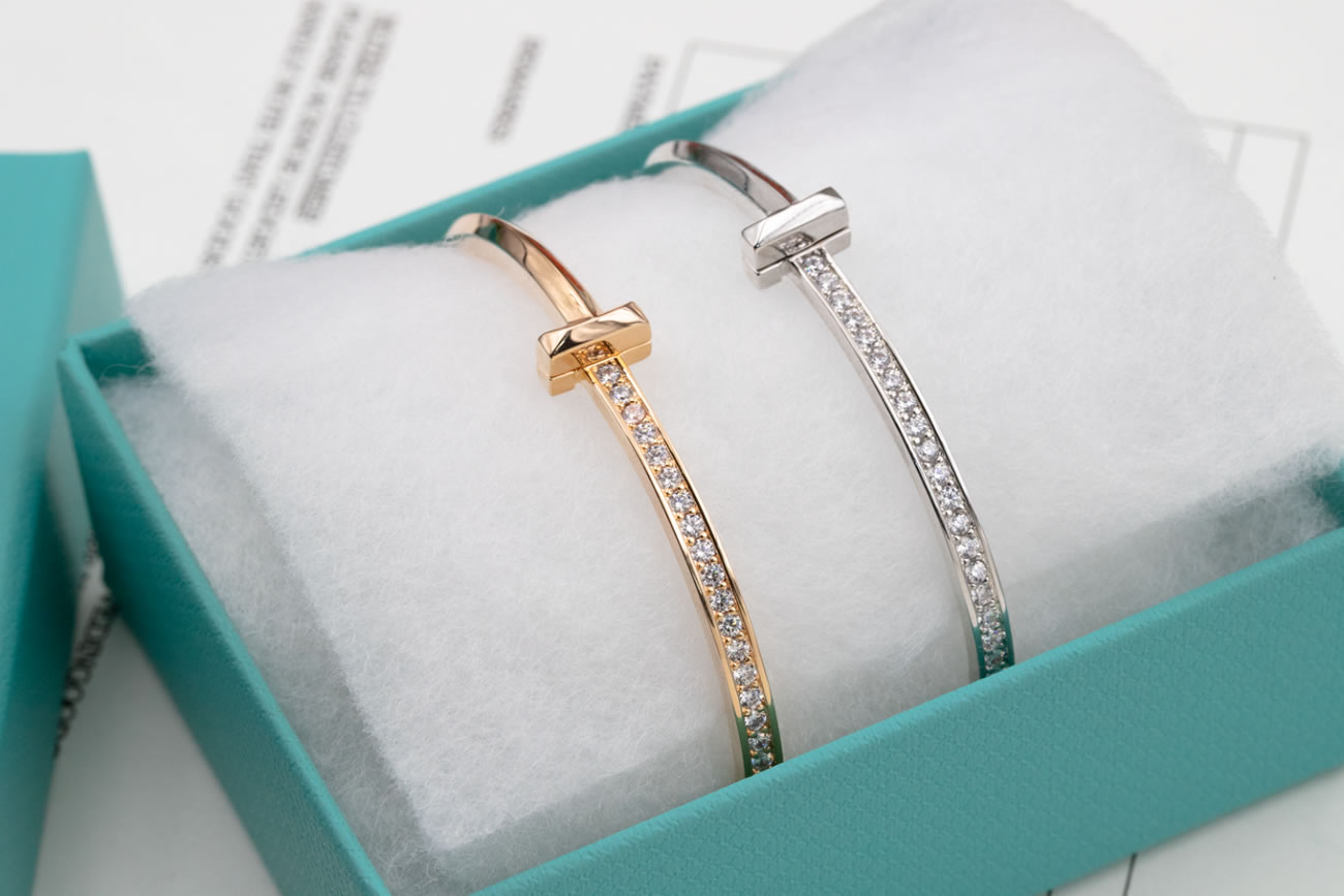 Tiffany Knot Rose Gold Diamond Bracelet (18) - www.newkick.vip